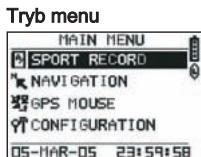 GEONAUTE KEYMAZE 300 GPS - / Nawigacja w menu - 3