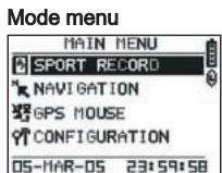 GEONAUTE KEYMAZE 300 GPS - / Navigeren in de menu's - 3