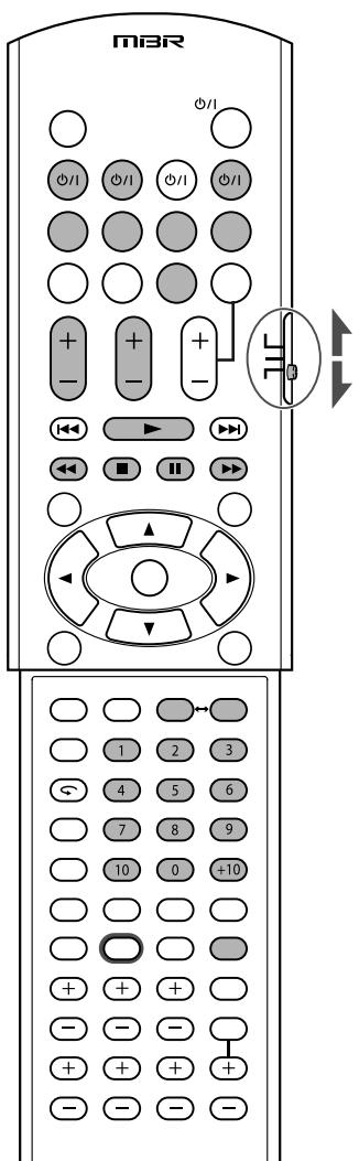 JVC XV-N315B - Sie können die im Lieferumfang enthaltene Fernbedienung nicht nur zur Bedienung des Receivers/DVD-Spielers verwenden, sondern auch für andere JVC-Geräte. - 1