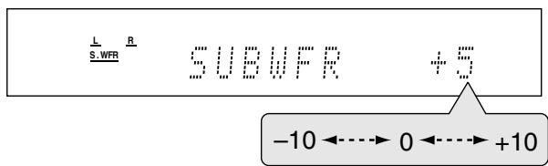 JVC XV-N315B - Drehen Sie am MULTI JOG, um den ausgewählten Parameter neu einzustellen. - 1