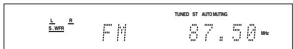 L R S.WFR FM 97.59 MHz TUNED ST AUTO MUTING