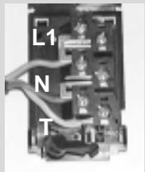 ROSIERES TRIPLE 6G - Exemple de raccordement en monophasé. - 2