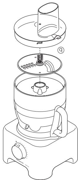 KENWOOD MULTIPRO FP734 - Utilisation de l'espace de rangement - 2