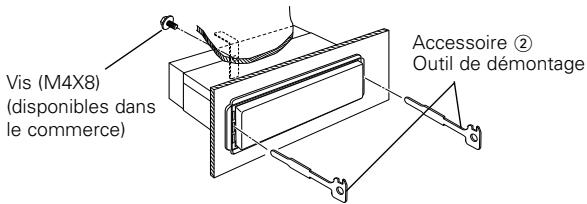 KENWOOD KDC-3021 - Retrait de l'appareil - 1