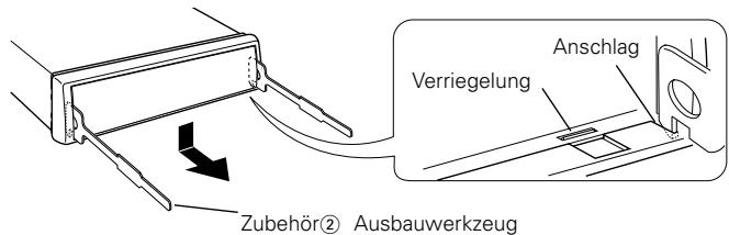 KENWOOD KDC-3021 - Ausbau des Hartgummirahmens - 1