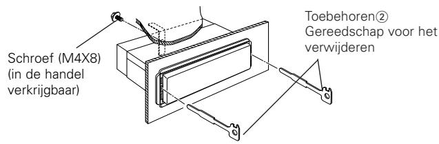KENWOOD KDC-3021 - Verwijden van het toestel - 1