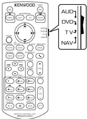 KENWOOD DNX719VHD - Selection du mode d'utilisation - 1