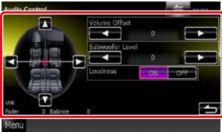 KENWOOD DNX719VHD - | Réglez chaque option comme suit. - 1