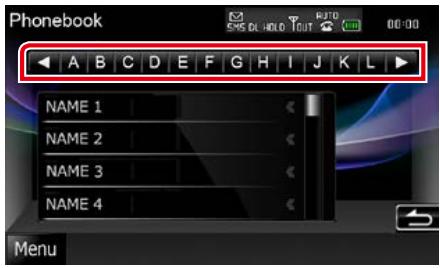 KENWOOD DNX719VHD - Appel depuis un numéro présélectionné - 1
