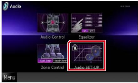 KENWOOD DNX719VHD - Configuration de l'audio - 1