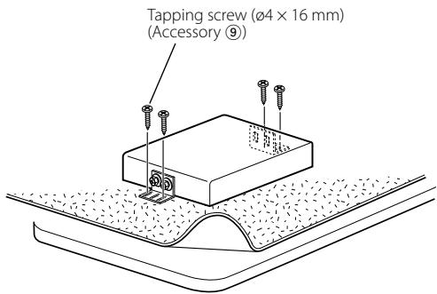 Tapping screw (ø4 x 16 mm) (Accessory ⑨)