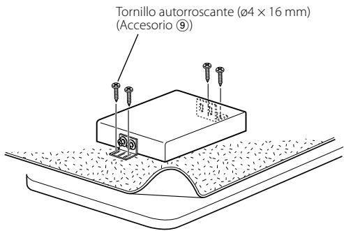 Tornillo autorroscante (ø4 x 16 mm) (Accesorio ⑨)