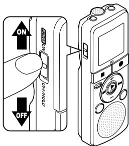 OLYMPUS VN-750 - Accensionedel registratore - 1