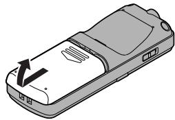 OLYMPUS VN-750 - Isættelse af batterier - 1