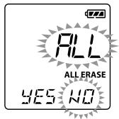 OLYMPUS VN-750 - Az összes fajl törlée: - 1