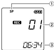 OLYMPUS VN-750 - Stiskutim tlaiztka REC () zahajte nahravni. - 1