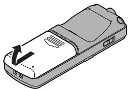 OLYMPUS VN-750 - Einlegender Batterien - 1