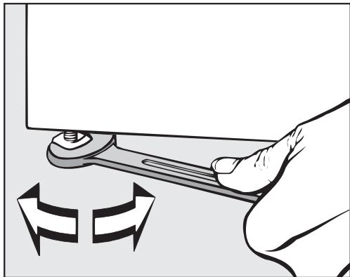MIELE T 8164 WP - Ajustement du sèche-linge - 2