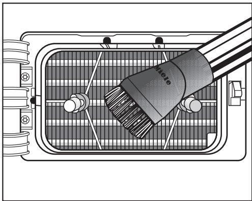 MIELE T 8164 WP - En cas d'encrassement visible : - 1