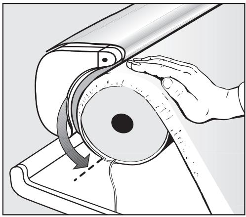 MIELE B890-REPASSEUSE A ROULEAU - Remplacement de la housse de repassage - 6