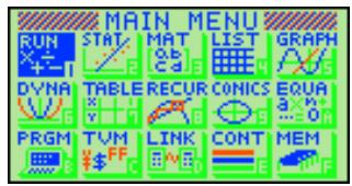 CASIO GRAPH35+ - A PROPOS DE L'AFFICHAGE COULEUR - 1