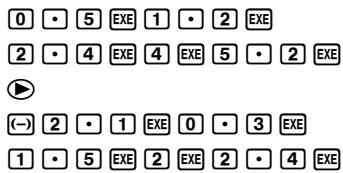 CASIO GRAPH35+ - ■ Introduction de données dans les listes - 1