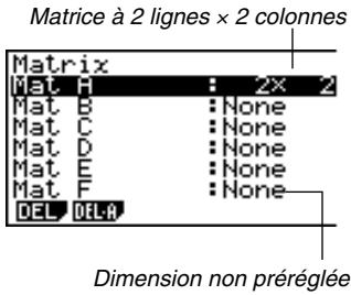 CASIO GRAPH35+ - Calculs matriciels - 1