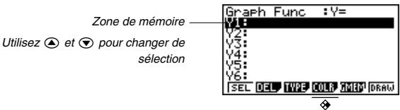 CASIO GRAPH35+ - ■ Entrée dans le mode graphique - 1