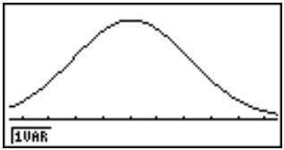 CASIO GRAPH35+ - ■ Courbe de répartition normale - 1