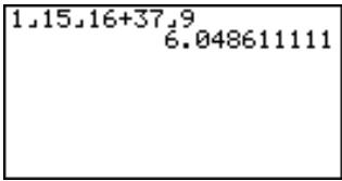 CASIO GRAPH35+ - Conversion d'une fraction en son équivalent décimal - 1