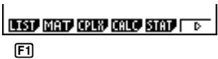 CASIO GRAPH35+ - Entrer la liste 6 - 1