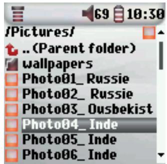 ARCHOS 104 - Utiliser le navigateur photo - 1