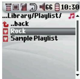 ARCHOS 104 - Charger une liste musicale - 1