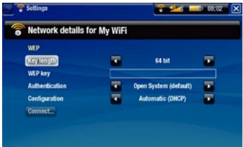ARCHOS 605 - RÉSEAUX PROTÉGÉS (WEP, WPA OU CLÉ WPA2) - 1