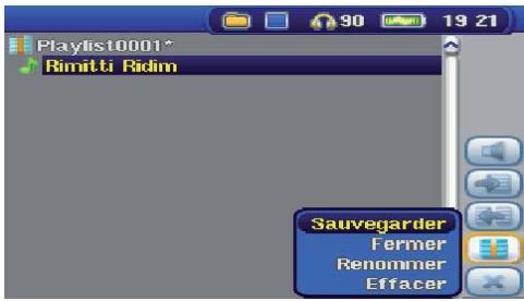 ARCHOS AV700 TV - Sauvegarder une liste musicale - 1