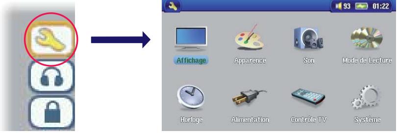 ARCHOS AV700 TV - Paramètres - 1