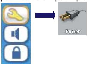 ARCHOS AV700 TV - Éteindre l'AV 700 TV et économiser l'énergie de la batterie - 1
