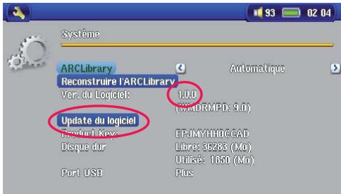 ARCHOS AV700 TV - Update du logiciel - 1