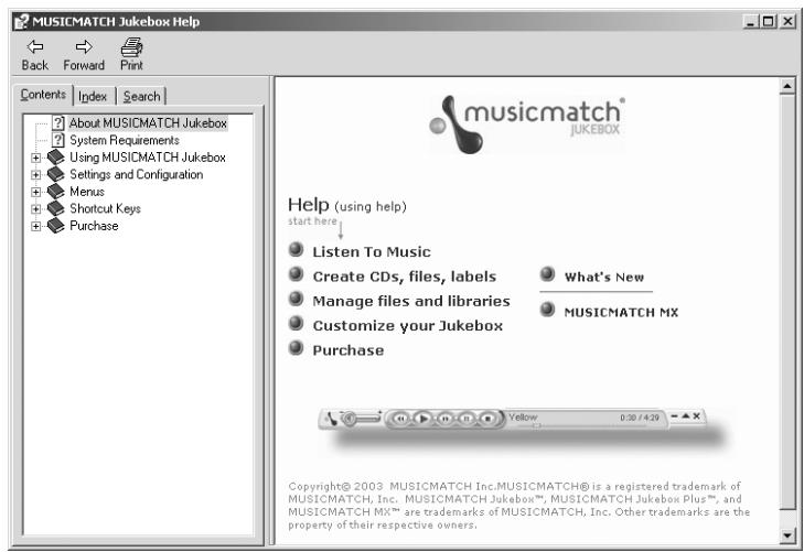 ARCHOS GMINI 220 - Utiliser MusicMatchTM - 1