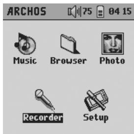 ARCHOS GMINI 220 - Enregistrer de la musique au format MP3 - 1