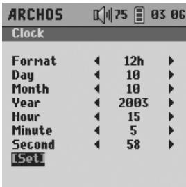 ARCHOS GMINI 220 - Ecran de configuration - 3