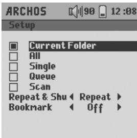 ARCHOS GMINI 220 - Ecran de configuration - 2