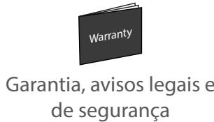 Warranty Garantia, avisos legais e de segurança