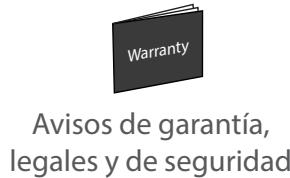 Warranty Avisos de garantía, legales y de seguridad