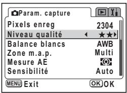 PENTAX OPTIO S30 - Pressez le bouton de navigation (▼). - 1
