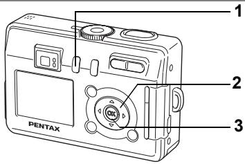 PENTAX OPTIO S30 - Réglage de la fonction de suppression rapide - 1