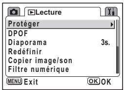 PENTAX OPTIO S30 - Exemple d'une opération de menu - 13