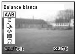 PENTAX OPTIO S30 - Réglage de la balance des blancs - 1