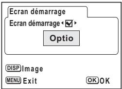 PENTAX OPTIO S30 - Changement de l'écran de démarrage - 1