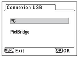 PENTAX OPTIO S30 - Changement du mode de connexion USB - 1